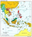 Mapa del Sudeste Asiático - Tamaño completo | Gifex
