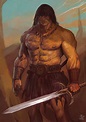ArtStation - Conan, Saad Irfan | Conan the barbarian, Barbarian, Sword ...