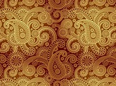 Golden Damask Pattern Vector Art & Graphics | freevector.com