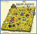 South Dakota Map Tourist Attractions - ToursMaps.com