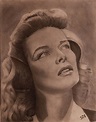 Katharine Hepburn Drawing by stan huddleston | Saatchi Art