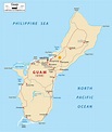 Detailed Political Map of Guam and Ezilon Maps