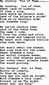 Baptist Hymnal, Christian Song: My Country 'tis Of Thee- lyrics with ...