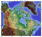 Mapa de Canadá - Mapa Físico, Geográfico, Político, turístico y Temático.