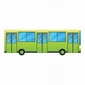 City bus icon, cartoon style 14381704 Vector Art at Vecteezy