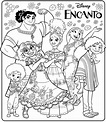 Encanto Characters coloring page - Download, Print or Color Online for Free