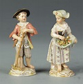 2 Meissen Figurines | Figurines, Meissen, Porcelain figurines