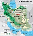 Iran Maps Including Outline and Topographical Maps - Worldatlas.com