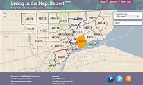 Detroit Michigan Zip Code Map - Map