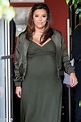 Pregnant EVA LONGORIA on the Set of Extra at Universal Studios in ...