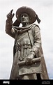 Estatua del Príncipe Enrique el Navegante en Sagres, en el Algarve, en ...