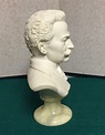 Johann Strauss Bust, Signed A. Giannelli, 1972, Alabaster Bust of J ...