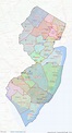 New Jersey County Map – shown on Google Maps