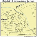 Cayey Puerto Rico Street Map 7215494