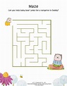 21 juegos de laberintos fáciles para niños chiquitos para imprimir