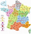 Map of France: offline map and detailed map of France
