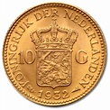 Buy the Netherlands Gold 10 Guilders (Avg. Circ) | Monument Metals