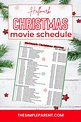 FREE Printable Hallmark Christmas Film Schedule - Momski
