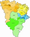 Yvelines mapa - Mapa de Yvelines (França)