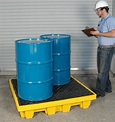 ULTRATECH Spill Containment Pallets, Uncovered, 66 gal Spill Capacity ...