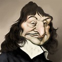 René Descartes / Retrato Caricatura | Retratos, Caricaturas, Personajes