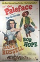 THE PALEFACE, Original Bob Hope, Jane Russell Movie Poster - Original ...