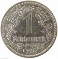 1 Reichsmark 1936 E, Third Reich (1933-1945) - Germany - Coin - 29533
