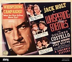 WHISPERING ENEMIES, US poster, Jack Holt (left), 1939 Stock Photo - Alamy