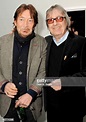 Chris Rea and Bill Wyman attend a private view of Bill Wyman's new ...