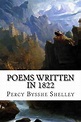 Poems Written in 1822 by Percy Bysshe Shelley (English) Paperback Book ...