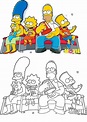 Dibujos Para Colorear De Los Simpson Pdf | Dibujos Para Colorear