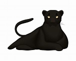 Cute panther cartoon 3752878 Vector Art at Vecteezy