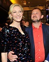 Cate Blanchett was all smiles with husband Andrew Upton at Giorgio ...