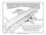 Wright Brothers Plane Coloring Pages Coloring Pages