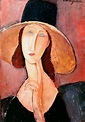 Ritratto di Jeanne Hébuterne, dipinto da Amedeo Modigliani