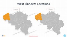 Belgium West Flanders Map - OFO Maps