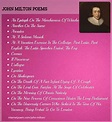 John Milton Deep Poems