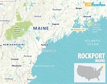 Map of Rockport, Maine - Live Beaches