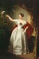 ca. 1840 (based on estimated age of subject) Alexandrine of Baden, Duchess of Saxe-Coburg und ...