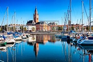 Dunkerque port photo impression et toile