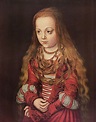 Reproducciones De Arte | retrato de un Sajón Princesa , 1517 de Lucas ...