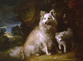 Pomeranian and Puppy, Thomas Gainsborough, c. 1777. Tate | Pomeranians ...