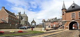 Blick auf den Ort Clermont-sur Berwinne und Umgebung,Herver Land ...