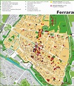 Ferrara sightseeing map - Ontheworldmap.com