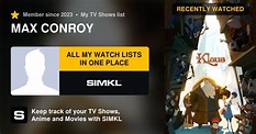 Watching list - TV Shows | MAX CONROY