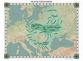 Slavic Expansion : r/MapPorn