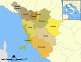 File:Provinces of Tuscany map.png - Wikipedia