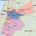 Mappa Giordania | vlr.eng.br