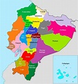 Mapa del Ecuador con Nombres, Provincias y Capitales 【Para Descargar e ...