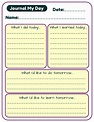 Free Printable Diary Pages Template - Printable Templates